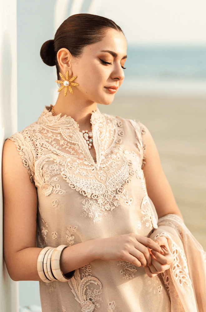 Summer 3PC Lawn ChickenKari Embroidered Suit - BFA0022 - New Arrivals | BlueFery