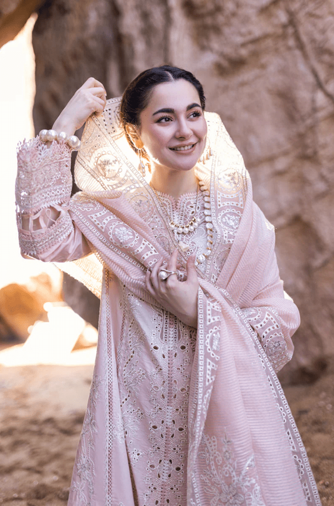 Summer 3PC Lawn Chikankari Embroidered Suit - BFA0009 - luxury | BlueFery