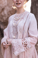 Summer 3PC Lawn Chikankari Embroidered Suit - BFA0009 - luxury | BlueFery