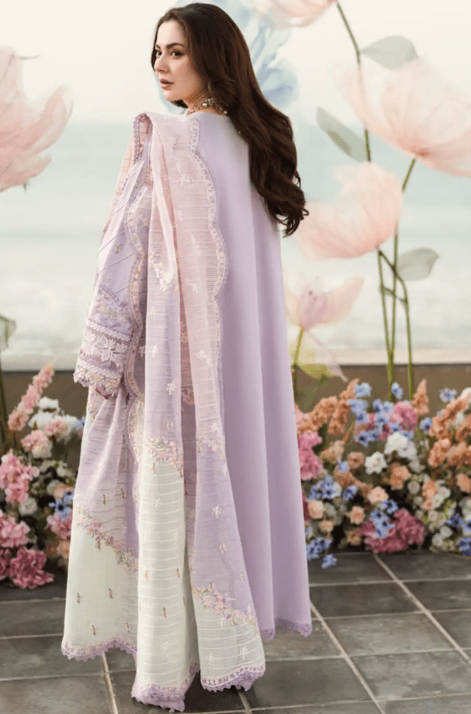 Summer 3PC Lawn Chikankari Embroidered Suit - BFA0028 - luxury | BlueFery