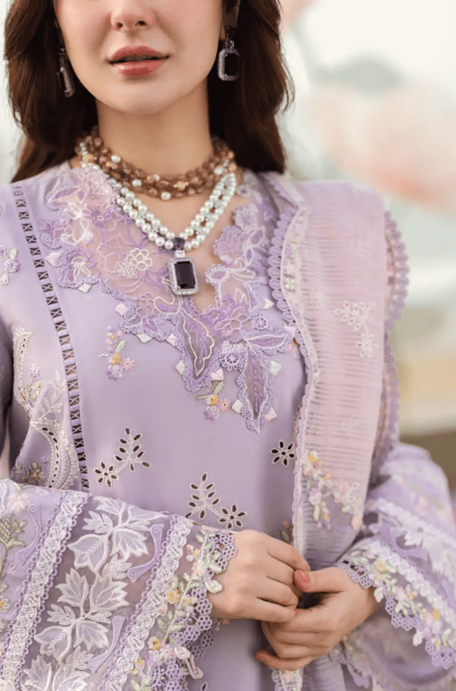 Summer 3PC Lawn Chikankari Embroidered Suit - BFA0028 - luxury | BlueFery