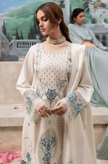 Summer 3PC Lawn Chikankari Embroidered Suit - BFB0292 - luxury | BlueFery