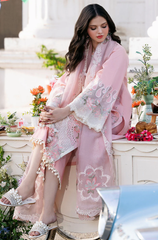 Summer 3PC Lawn Chikankari Embroidered Suit - BFB0624 - luxury | BlueFery