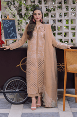 Summer 3PC Lawn Chikankari Embroidered Suit - BFB0625 - New Arrivals | BlueFery
