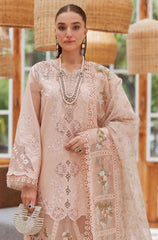 Summer 3PC Lawn Chikankari Embroidered Suit - BFB0694 - New Arrivals | BlueFery