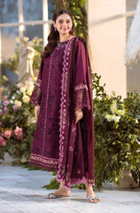 Summer 3PC Lawn Chikankari Embroidered Suit - BFB0719 - New Arrivals | BlueFery