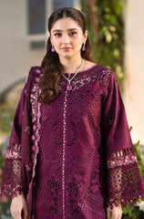 Summer 3PC Lawn Chikankari Embroidered Suit - BFB0719 - New Arrivals | BlueFery