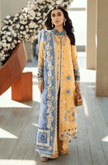 Summer 3PC Lawn Chikankari Embroidered Suit - BFB0723 - New Arrivals | BlueFery