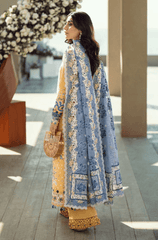 Summer 3PC Lawn Chikankari Embroidered Suit - BFB0723 - New Arrivals | BlueFery