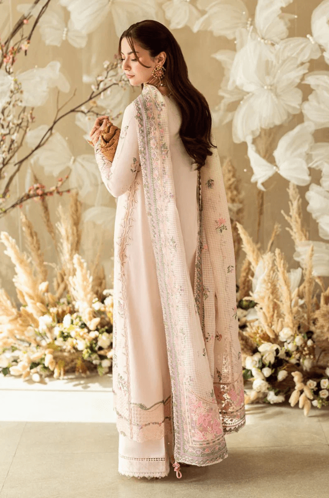Summer 3PC Lawn Chikankari Embroidered Suit - BFB0724 - New Arrivals | BlueFery