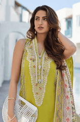 Summer 3PC Lawn Chikankari Embroidered Suit - BFB0726 - New Arrivals | BlueFery