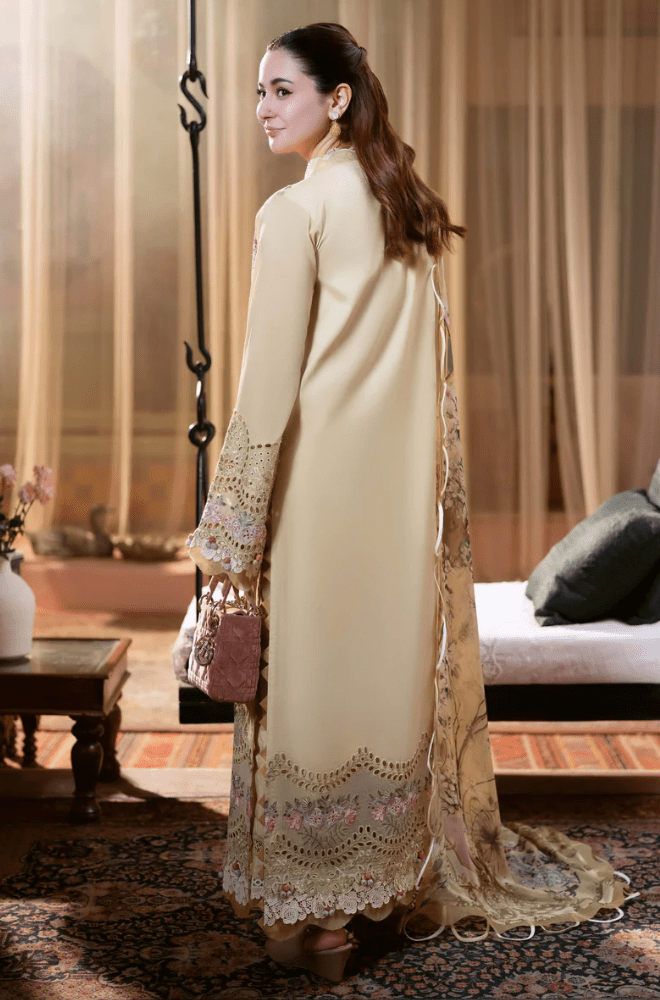 Summer 3PC Lawn Chikankari Embroidered Suit - BFU0116 - | BlueFery