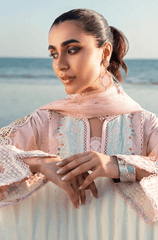 Summer 3PC Lawn Chikankri Embroidered Suit - BFB0650 - New Arrivals | BlueFery