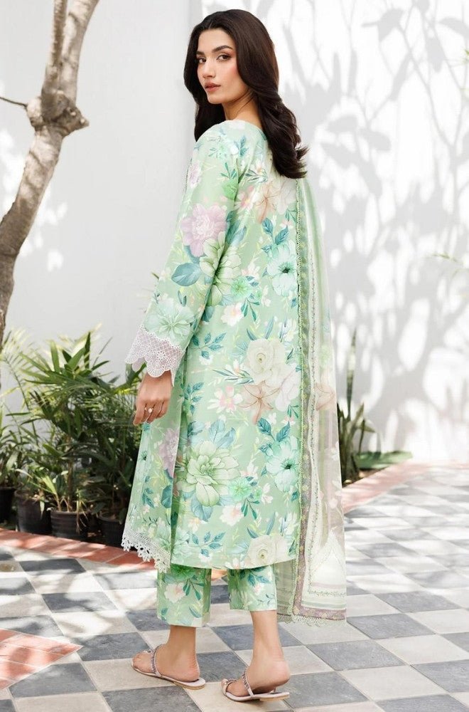 Summer 3PC Lawn Digital Printed Dress - BFB0698 - Unstitched | BlueFery