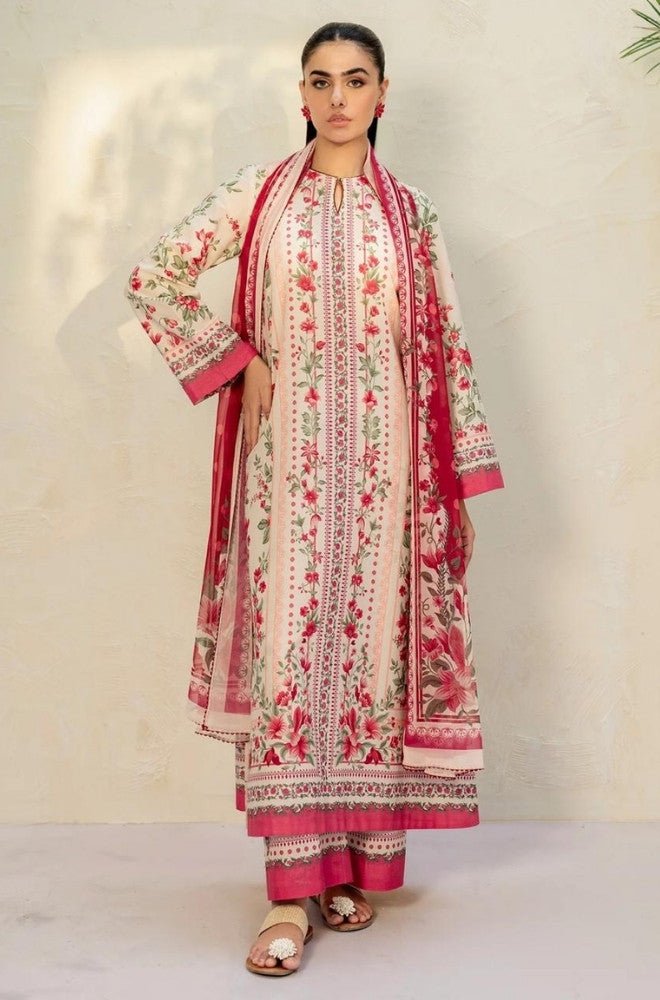 Summer 3PC Lawn Digital Printed Dress - BFB0701 - Unstitched | BlueFery