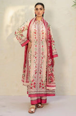Summer 3PC Lawn Digital Printed Dress - BFB0701 - Unstitched | BlueFery