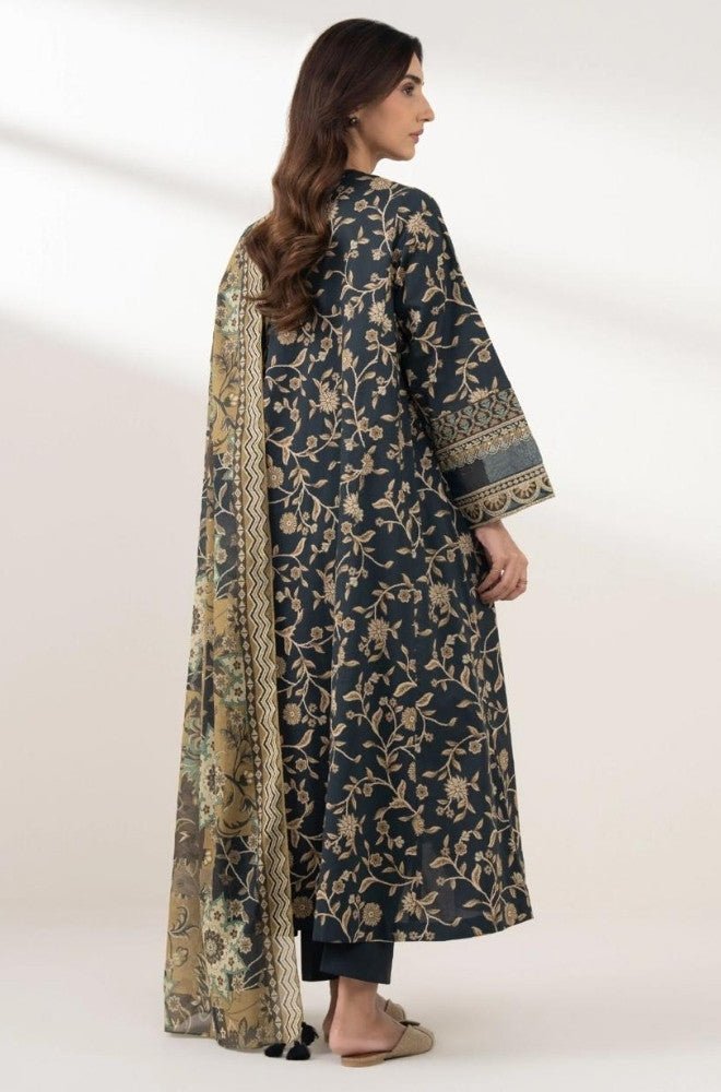 Summer 3PC Lawn Digital Printed Dress - BFB0703 - Unstitched | BlueFery