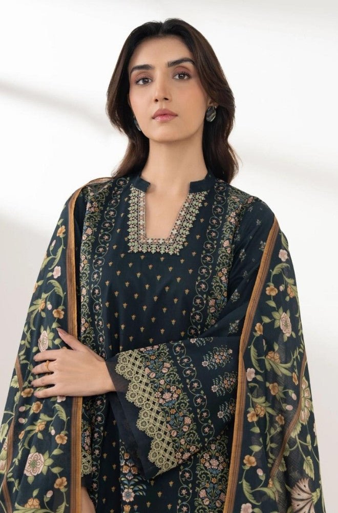 Summer 3PC Lawn Digital Printed Dress - BFB0706 - Unstitched | BlueFery
