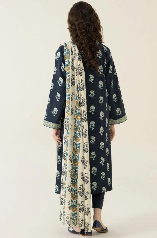 Summer 3PC Lawn Digital Printed Dress - BFB0708 - Unstitched | BlueFery