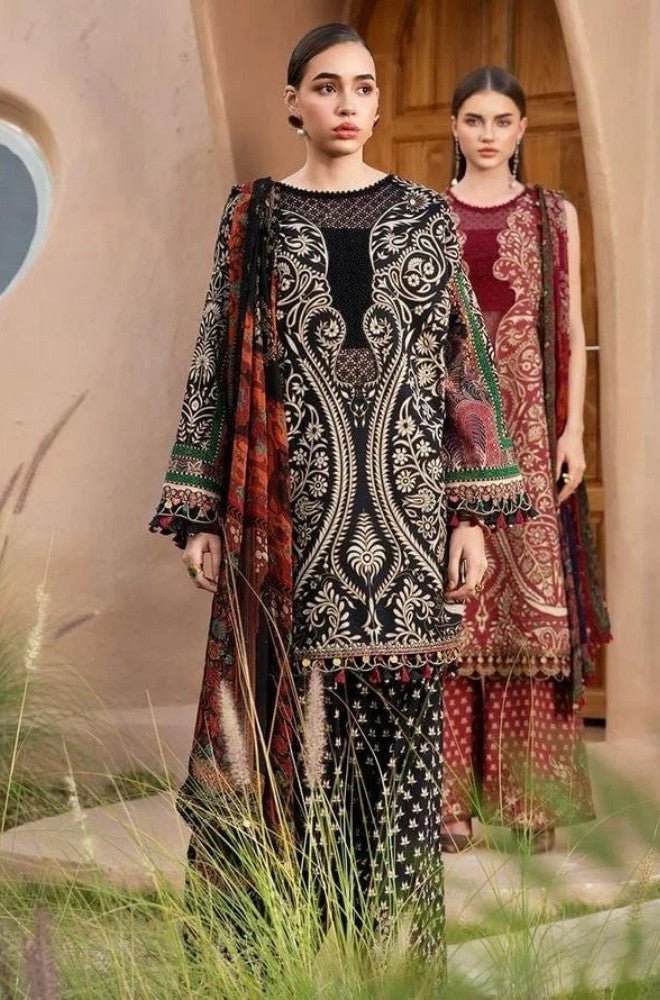 Summer 3PC Lawn Digital Printed Dress - BFB0709 - | BlueFery