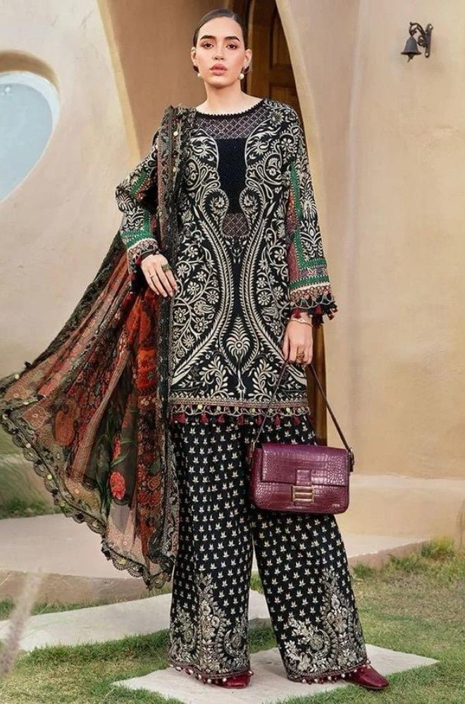 Summer 3PC Lawn Digital Printed Dress - BFB0709 - | BlueFery