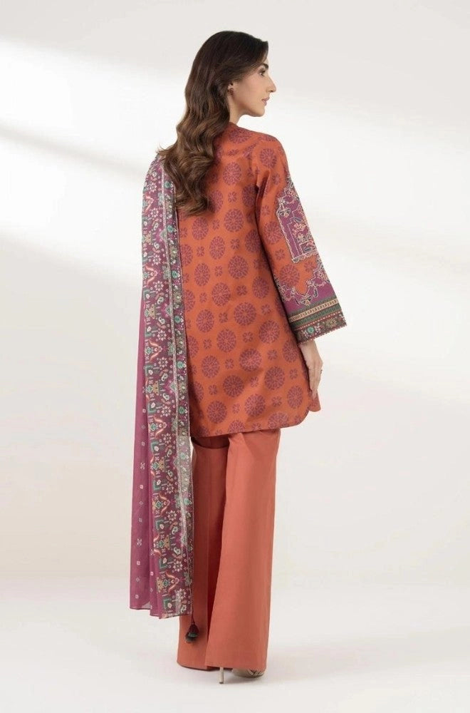 SAPPHIRE - 3PC Lawn Digital Printed Shirt with Lawn Printed Dupatta and Trouser - BFB0710