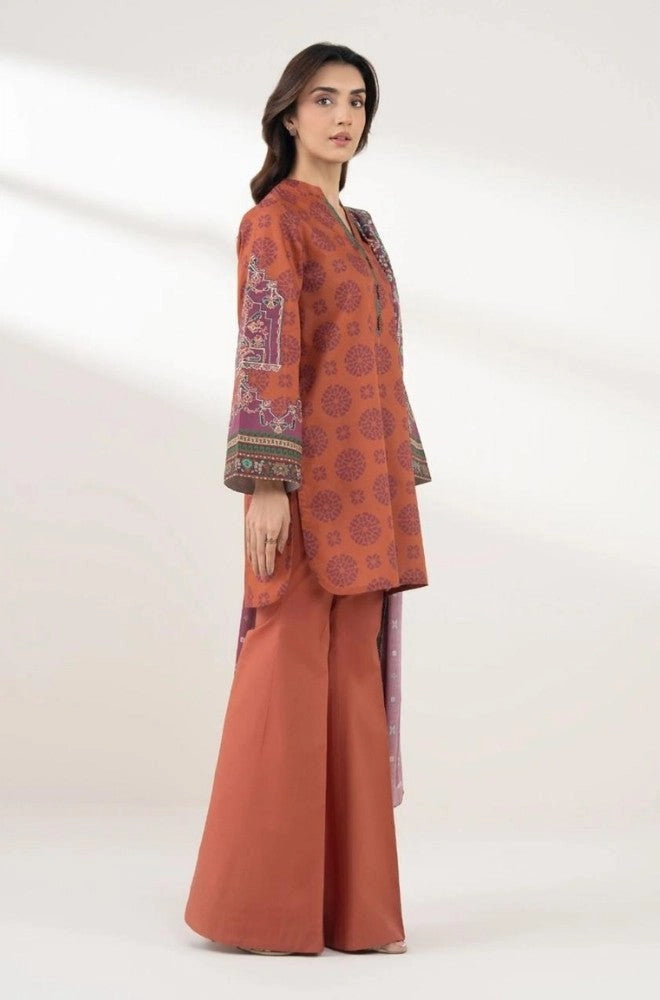 SAPPHIRE - 3PC Lawn Digital Printed Shirt with Lawn Printed Dupatta and Trouser - BFB0710