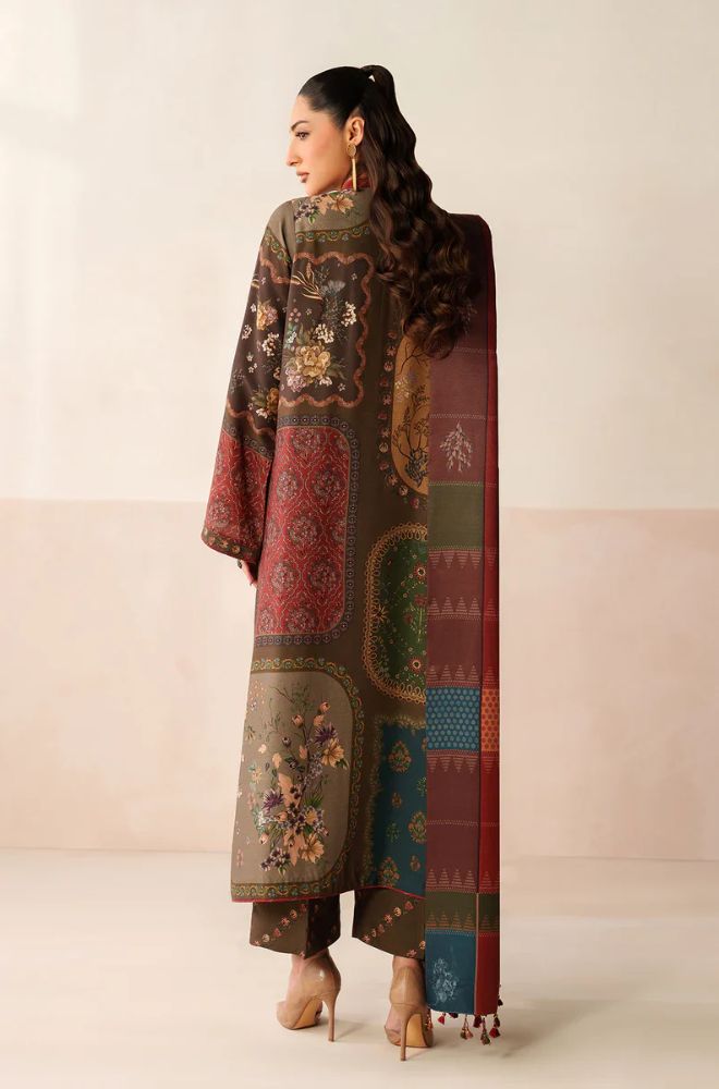 Summer 3PC Lawn Digital Printed Dress - BFB0714 - Unstitched | BlueFery
