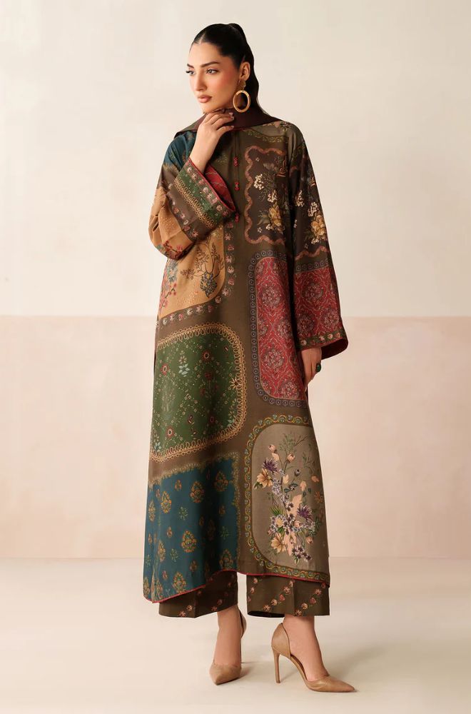 Summer 3PC Lawn Digital Printed Dress - BFB0714 - Unstitched | BlueFery