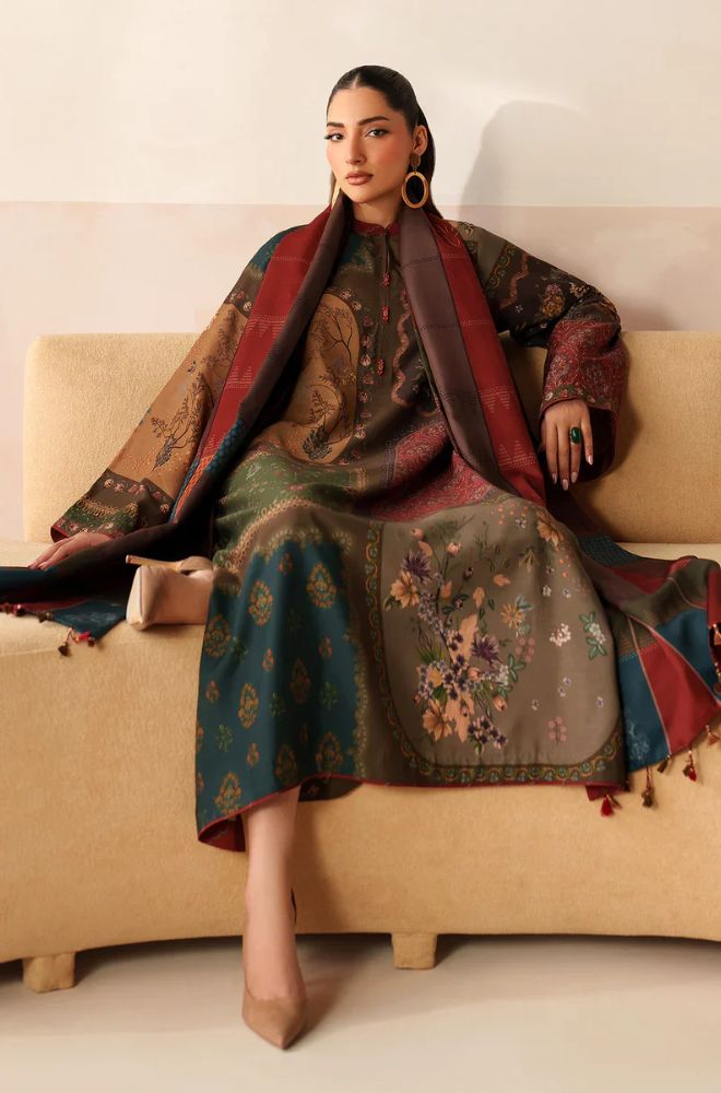Summer 3PC Lawn Digital Printed Dress - BFB0714 - Unstitched | BlueFery