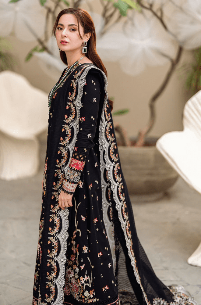 Summer 3PC Lawn Embroidered Suit - BFA00070 - New Arrivals | BlueFery