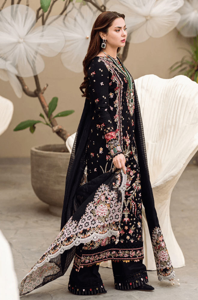Summer 3PC Lawn Embroidered Suit - BFA00070 - New Arrivals | BlueFery