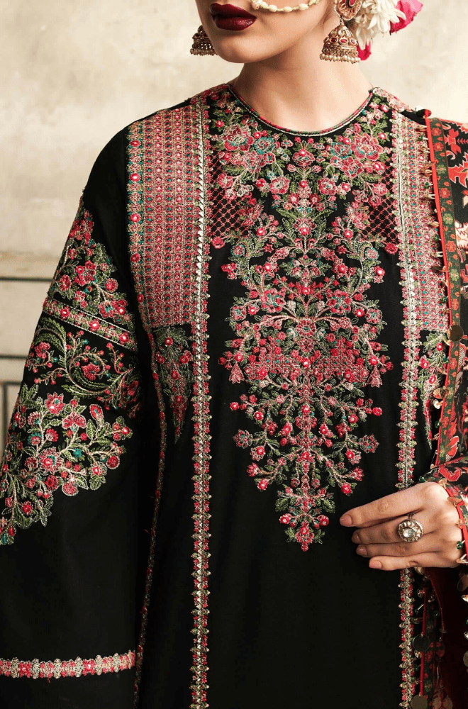 Summer 3PC Lawn Embroidered Suit - BFA0016 - | BlueFery
