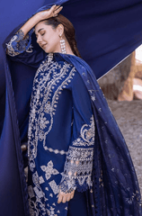 Summer 3PC Lawn Embroidered Suit - BFA0026 - luxury | BlueFery