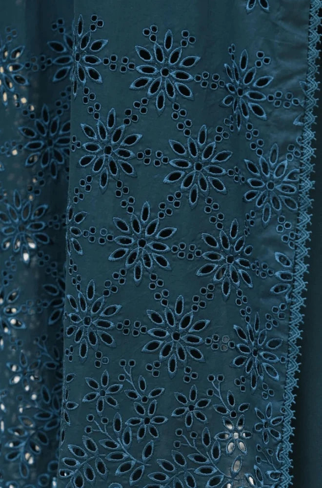 BAREEZE - 3PC Lawn Chikankari Embroidered Shirt with Monar Printed Dupatta and Trouser - BFB0243
