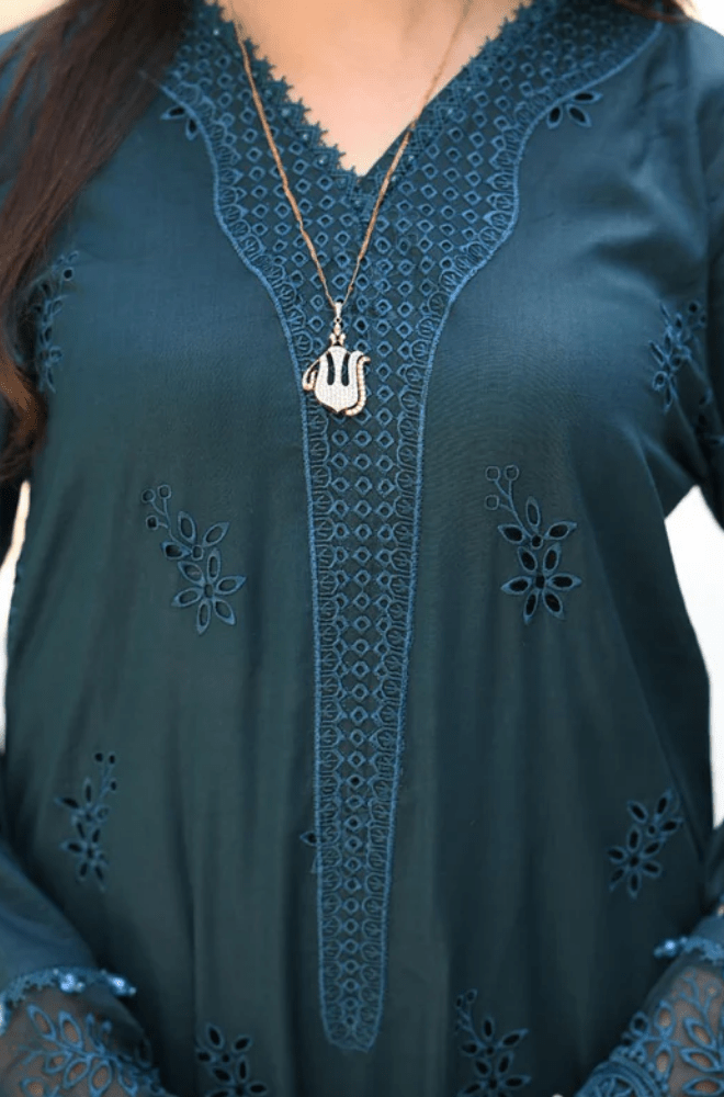 Summer 3PC Lawn Embroidered Suit - BFB0243 - New Arrivals | BlueFery