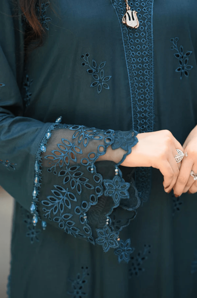 Summer 3PC Lawn Embroidered Suit - BFB0243 - New Arrivals | BlueFery
