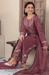 Summer 3PC Lawn Embroidered Suit - BFB02900 - New Arrivals | BlueFery