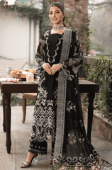 Summer 3PC Lawn Embroidered Suit - BFB04310 - luxury | BlueFery