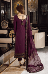 Summer 3PC Lawn Embroidered Suit - BFB05310 - | BlueFery