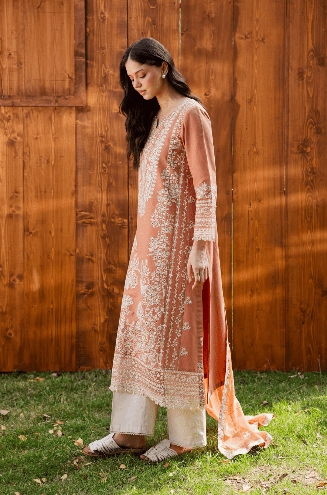 Summer 3PC Lawn Embroidered Suit - BFB0609 - New Arrivals | BlueFery