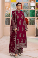 Summer 3PC Lawn Embroidered Suit - BFB0617 - | BlueFery