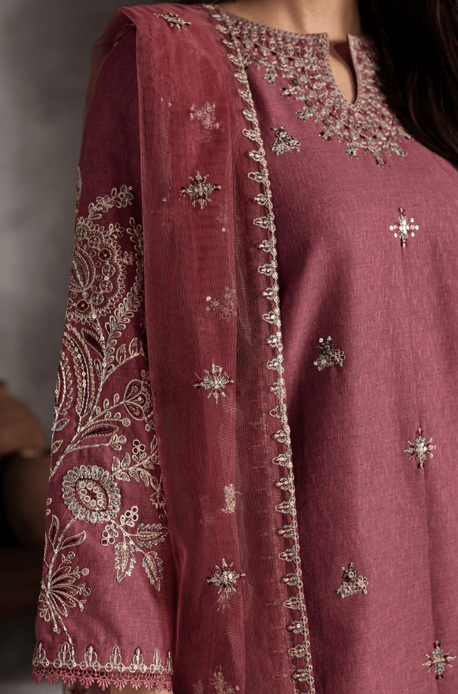 Summer 3PC Lawn Embroidered Suit - BFB0644 - New Arrivals | BlueFery