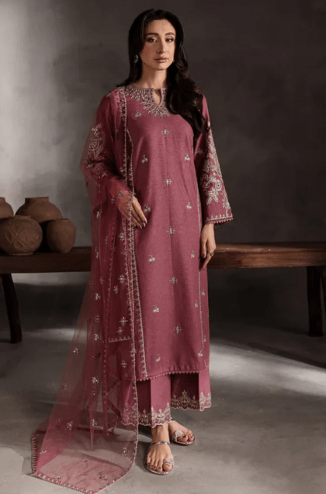 Summer 3PC Lawn Embroidered Suit - BFB0644 - New Arrivals | BlueFery