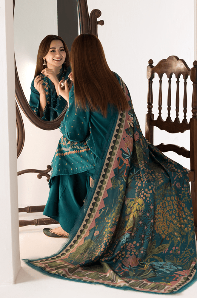 Summer 3PC Lawn Embroidered Suit - BFB0645 - New Arrivals | BlueFery