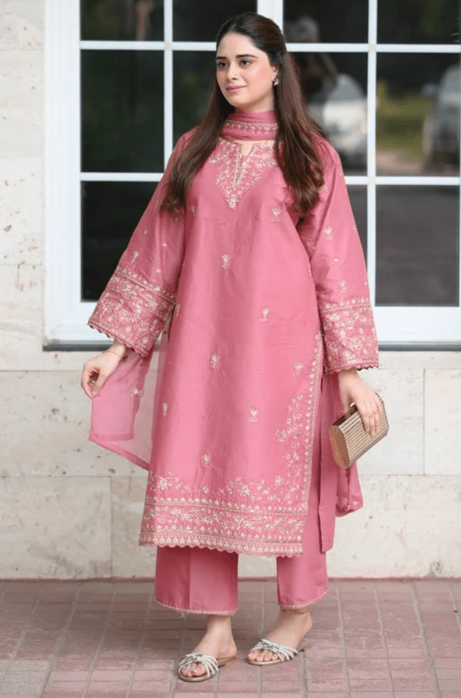 Summer 3PC Lawn Embroidered Suit - BFB0647 - New Arrivals | BlueFery