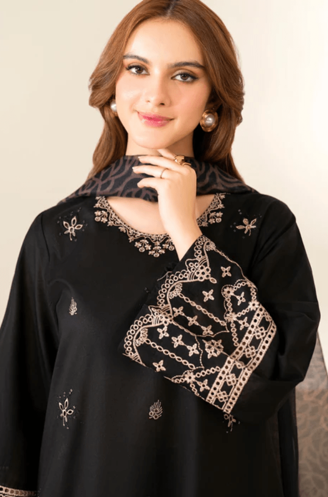 Summer 3PC Lawn Embroidered Suit - BFB0657 - New Arrivals | BlueFery