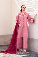 Summer 3PC Lawn Embroidered Suit - BFB0658 - New Arrivals | BlueFery