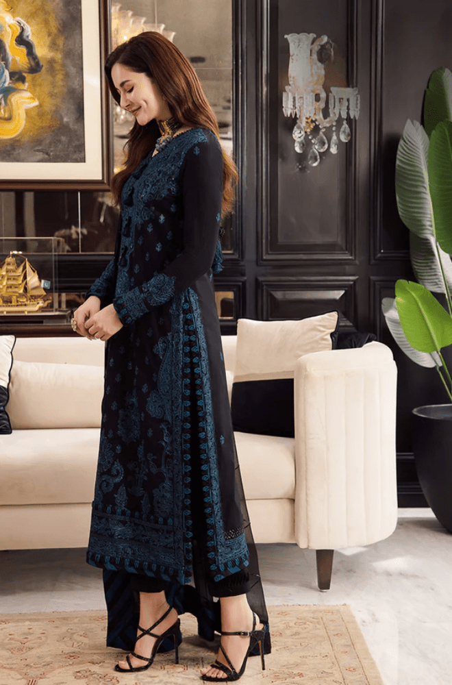 Summer 3PC Lawn Embroidered Suit - BFB0659 - New Arrivals | BlueFery