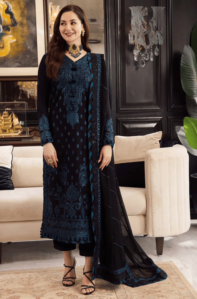 Summer 3PC Lawn Embroidered Suit - BFB0659 - New Arrivals | BlueFery